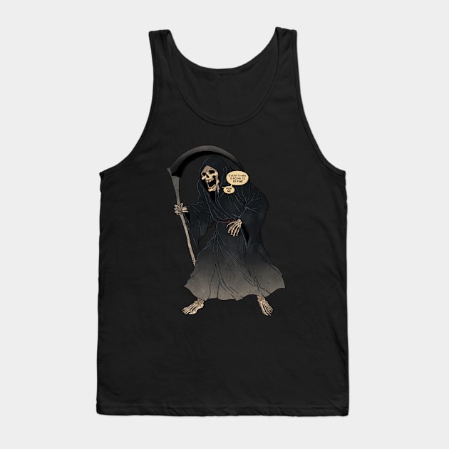 Grinning reaper Tank Top by FanFreak